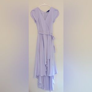 Lulu’s XS French Countryside Lavender High-Low Dress